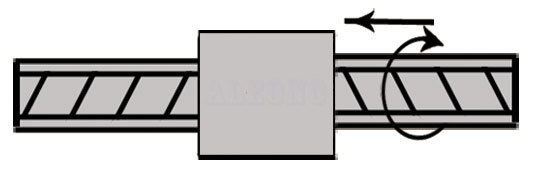 stardard rebar coupler diagram