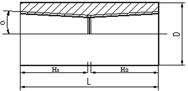 standard taper threaded coupler drawing