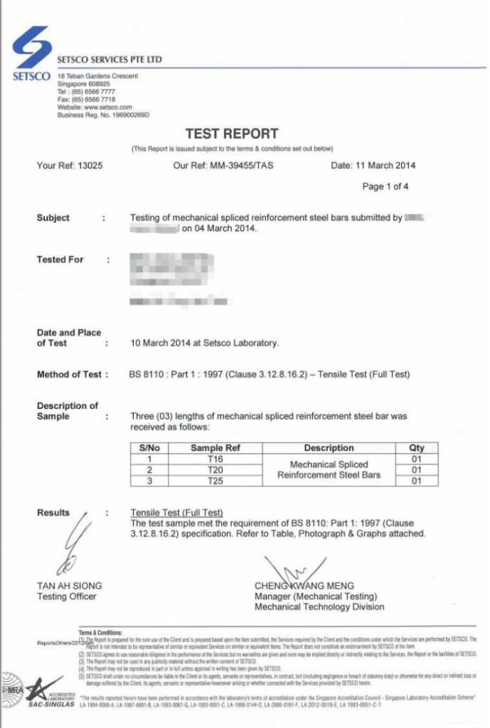 Aleono Factory Test Report 1
