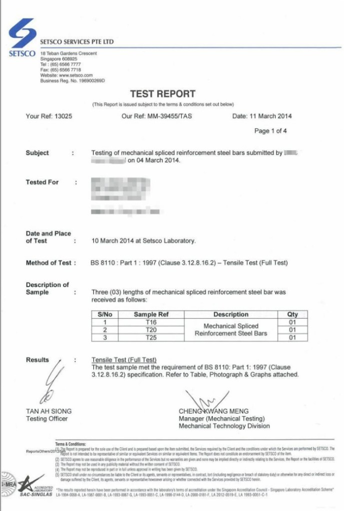 Aleono Factory Test Report 1