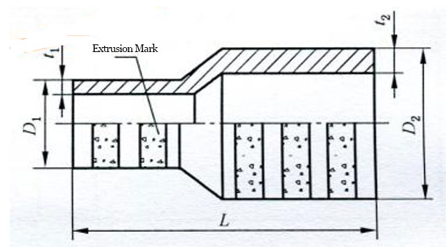 Transition Cold Extrusion Coupler Drawing