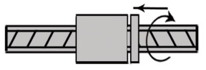 nut locking coupler operation drawing